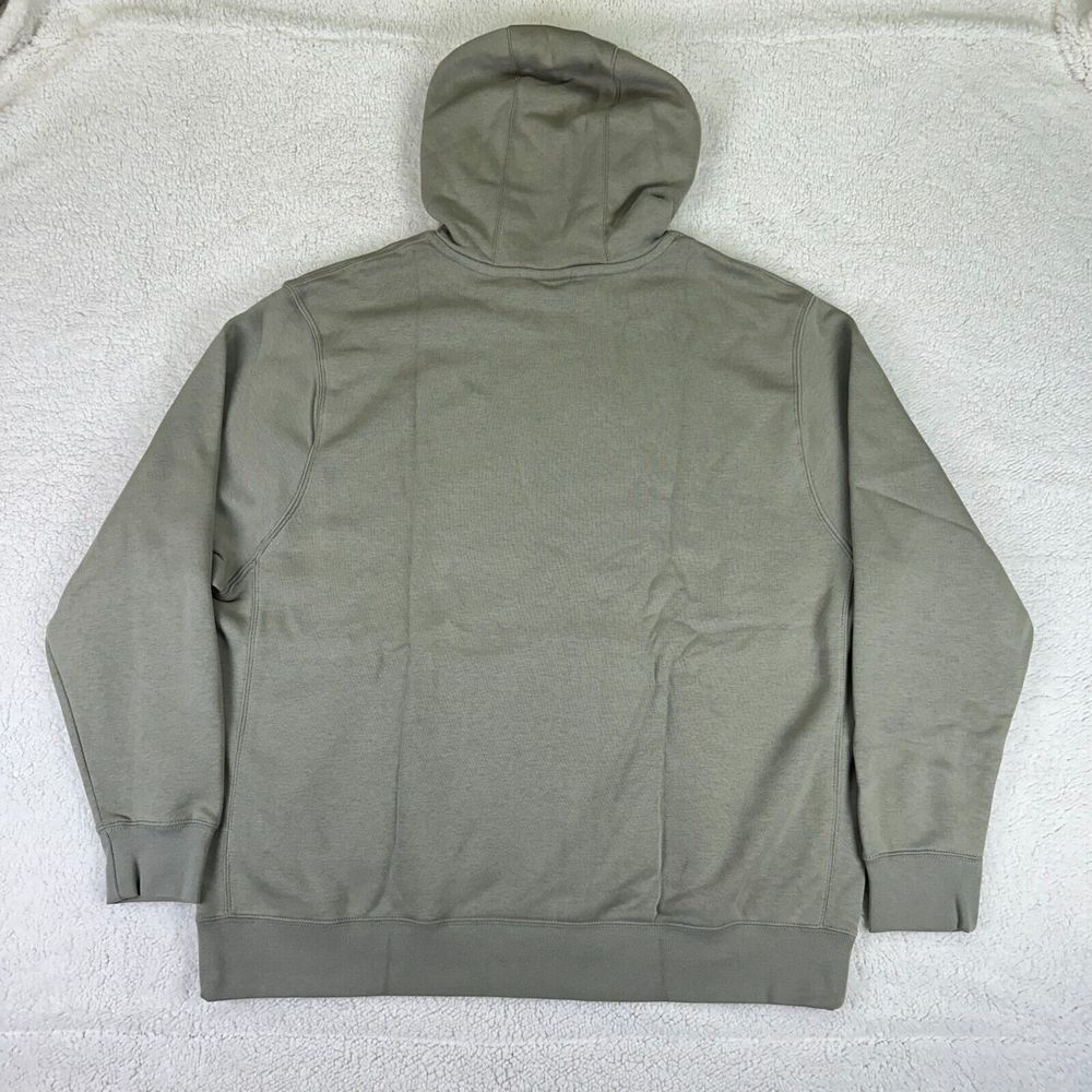 Nike Hoodie Sweatshirt Mens 2XL Army Green Jade Sportswear Club Fleece - Picture 2 of 9